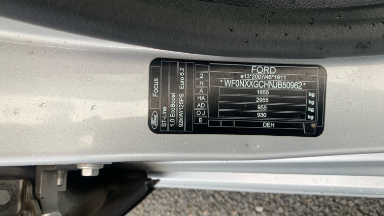 Ford Focus 1.0 EcoBoost 125 ST-Line 5dr Petrol Hatchback